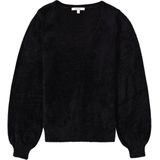 GARCIA - Fluffy Trui - Zwart - 72% Polyamide, 18% Viscose, 10% Polyester