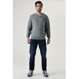 Garcia - Z1084 - Pullover - Grijs - Katoen