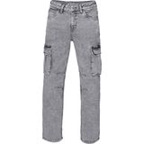 Jeans - Effen - Denim - Lang/maxi - Regular Pasvorm - Gevoerde Zoom/Rand