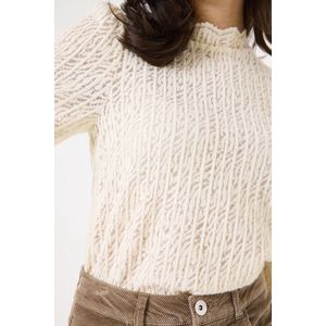 GARCIA Dames T-shirt Wit Long mouw
