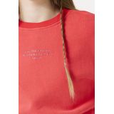 GARCIA Meisjes Text print Sweater Rood Long mouw