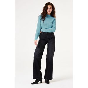 GARCIA Dames T-shirt Blauw Long mouw
