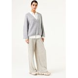 GARCIA Dames Trui Gray Long mouw