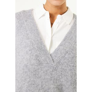 GARCIA Dames Trui Gray Long mouw
