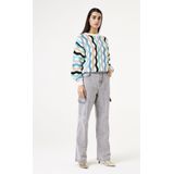 GARCIA Dames Trui Wit Long mouw