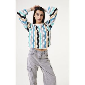 GARCIA Dames Trui Wit Long mouw