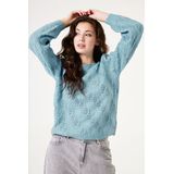 GARCIA Dames Trui Blauw Long mouw