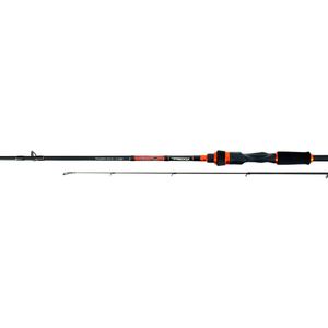 Predox Kuro Dropshot 210cm 2delig - Werphengels - 115 cm Zwart Oranje Spinning 3-25g