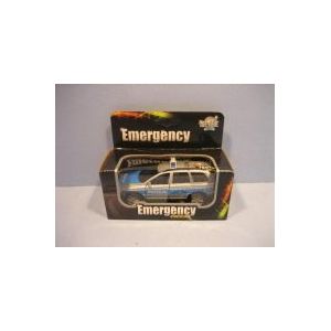 Kids Globe - Volvo V70 - Politie Die Cast Voertuig - Multi - Metaal