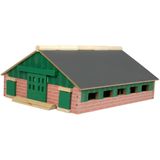 Kids Globe - Houten Koeienstal - Speelfigurenset - Schaal 1:87