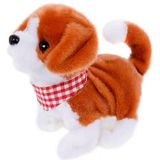Take Me Home Loophond Pluche 17 Cm Junior Wit/Bruin