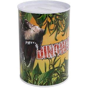 Spaarpot Dinoworld Metaal