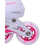 Street Rider Inlineskates Pro Verstelbaar Maat 33-37 Wit