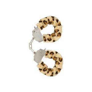 Pluchen Handboeien - Leopard