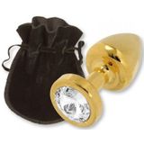 Rosebuds Crystal Gold Anaal Plug - Klein