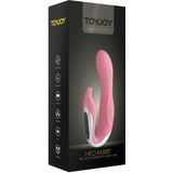 Siliconen Vibrator Dubbele Motor - Roze