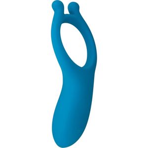 ToyJoy - Hero Vibrerende USB Stellen Cock Ring Blauw