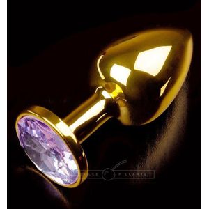 Dolce Piccante Buttplug Jewellery Gold Small Baby Purple - Goudkleurig