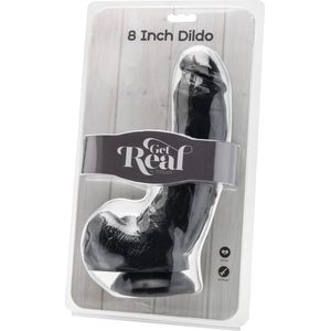 Get Real Realistische Dildo Zwart 23 cm