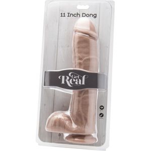 GET REAL - DILDO 28 CM WITH BALLS SKIN