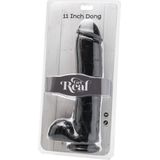 Get Real - Realistische Dildo met Zuignap en Ballen - 28 cm