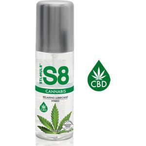 Stimul8 Cannabis Lube Hybride Glijmiddel met ontspannend CBD 125 ml