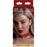 TABOOM D-Ring Collar Deluxe - Rood