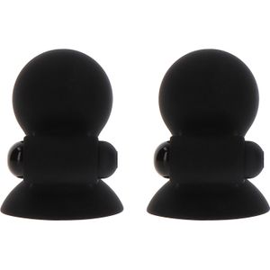 Taboom - Vibrating Nipple Suckers - Pumps Nipple Clamps Zwart