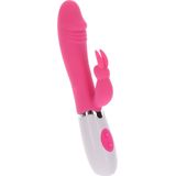 ToyJoy Funky Rabbit - Rabbit Vibrator voor Vrouwen - Roze