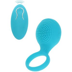 TOYJOY - Tickle Brush C-Ring - Rings Couples Blauw