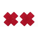 Taboom - Nipple X Covers - Bondage / SM Pasties Rood