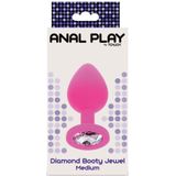 Buttplug Diamond Booty Jewel Medium - Roze