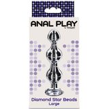 Buttplug Diamond Star Beads Large