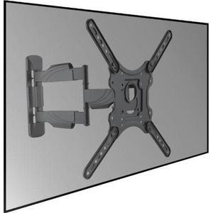 Cavus TV muurbeugel voor 23-55 inch - Full Motion - Premium - Tot 25kg - Zwart