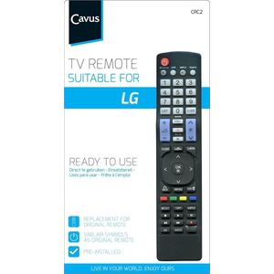 Cavus - Vervangende Universele Afstandsbediening voor LG TV's