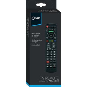 Cavus - Afstandsbediening - Geschikt voor Panasonic TV's - Eenvoudig in gebruik