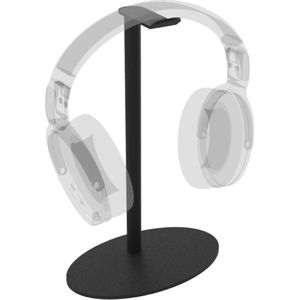 Cavus - HSB Ellips Design - Standaard voor Hoofdtelefoon - Zwart Staal - Ovaal