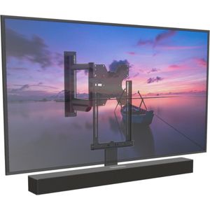 Cavus - Premium draaibare muurbeugel met Yamaha Soundbar frame