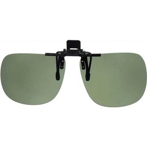 Revex POL4800 - Clip on zonnebril - Groen - Bril opklapbaar