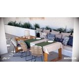 Zitkussen Madison Luxe Donna Grey + Nature Outdoor Finishing (40 x 40 cm)