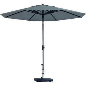 Madison Parasol Paros II Luxe 300 cm Lichtgrijs - Stijlvolle en Luxe Parasol