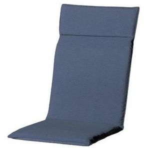 Tuinkussen Madison Panama Safier Blue Hoge Rug Met Rits