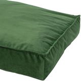 Madison Hondenkussen Velvet 80x55x15 cm groen