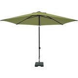 Madison Parasol Mykanos 250 cm Groen - Stijlvolle en functionele parasol voor optimale schaduw