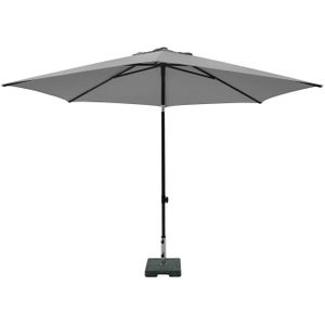 Madison Elba stokparasol Ø300cm | lichtgrijs