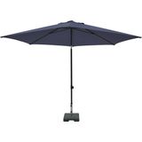 Madison Parasol Corsica Push-up Rechthoek 200x250cm - Saffier Blauw