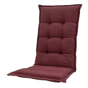 Madison - Tuinstoel Kussen - Rood - Polyester/Katoen - Doubleface