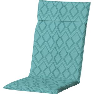 Madison Graphic sea blue hoge rug tuinkussen 120x50 -  Tuinstoelkussen  - Specialist in Tuinmeubelen