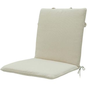 Madison Eco beige stapelstoel tuinkussen -  Tuinstoelkussen  - Specialist in Tuinmeubelen