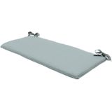 Bankkussen Madison Recycled Canvas Silver (140 x 48 cm)